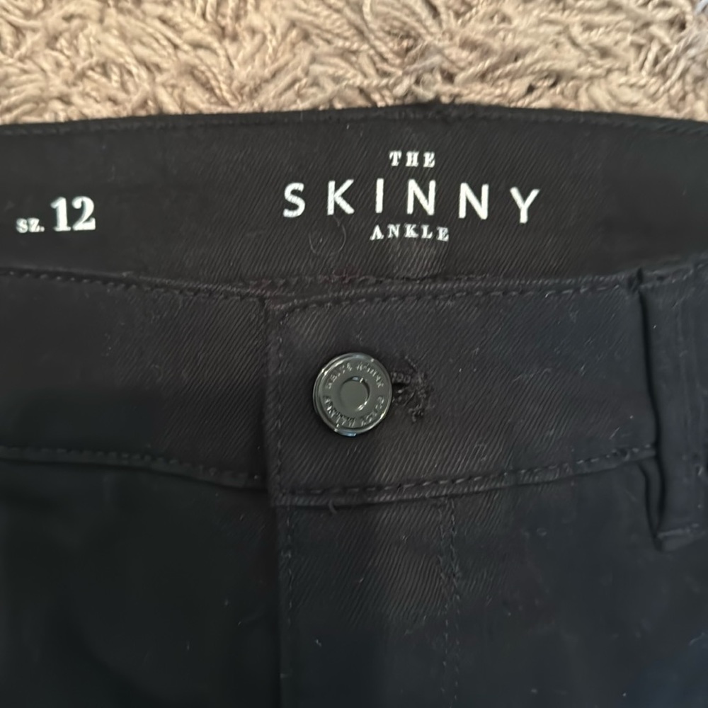 White House black market, high-rise skinny ankle pants